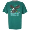 Nfl Philadelphia Eagles Spell-Out T-Shirt 1990s Vintage Style Hoodie Sweatshirt Reprinted Full Size Gifts for Fans