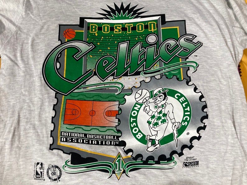 Deadstock W Tags 90s Vintage Boston Celtics Shirt, Hoodie, Sweatshirt Hoodie Shirt Gifts for Fans NBA Tee