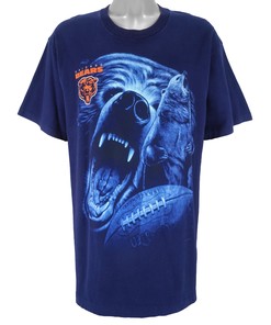 Nfl Chicago Bears Animal T-Shirt 1997 Vintage Style Hoodie Sweatshirt Reprinted Full Size Gifts for Fans