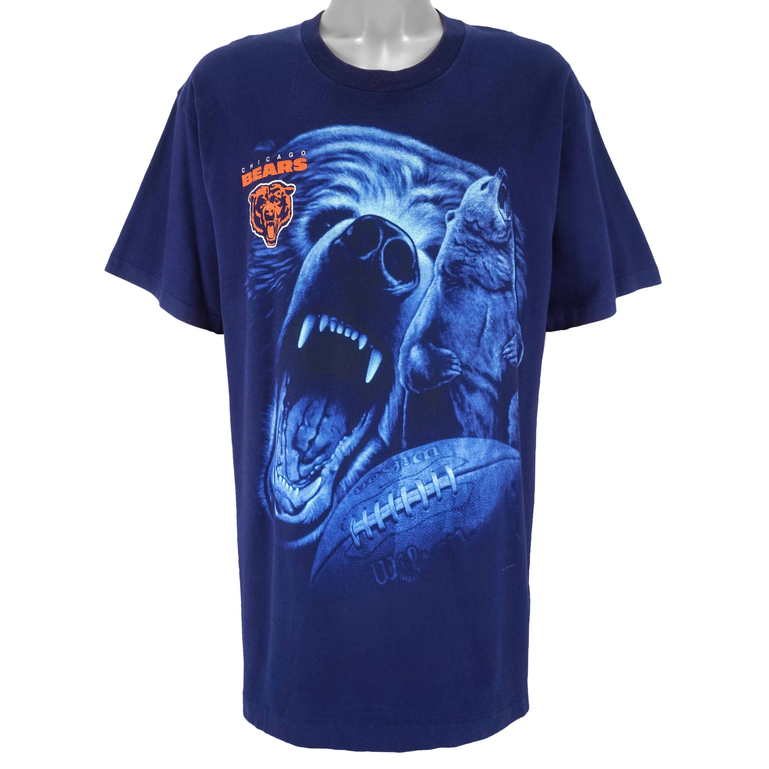 Nfl Chicago Bears Animal T-Shirt 1997 Vintage Style Hoodie Sweatshirt Reprinted Full Size Gifts for Fans