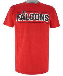 Starter Atlanta Falcons Big Logo Single Stitch T-Shirt 1990s Vintage Style Hoodie Sweatshirt Reprinted Full Size Gifts for Fans