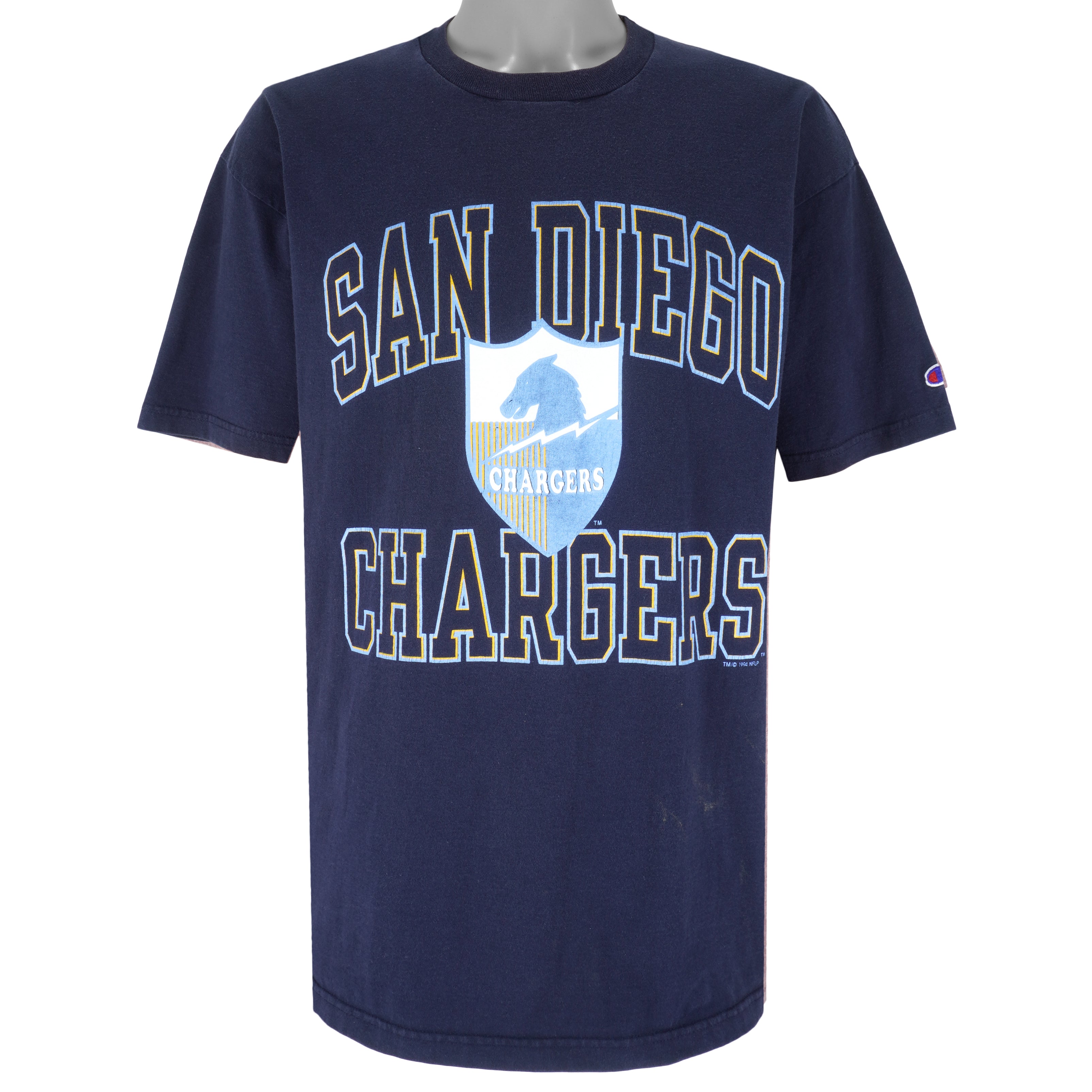 Champion San Diego Chargers T-Shirt 1994 Vintage Style Hoodie Sweatshirt Reprinted Full Size Gifts for Fans