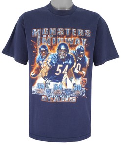 Nfl Chicago Bears Monster of The Midway T-Shirt 1990s Vintage Style Hoodie Sweatshirt Reprinted Full Size Gifts for Fans