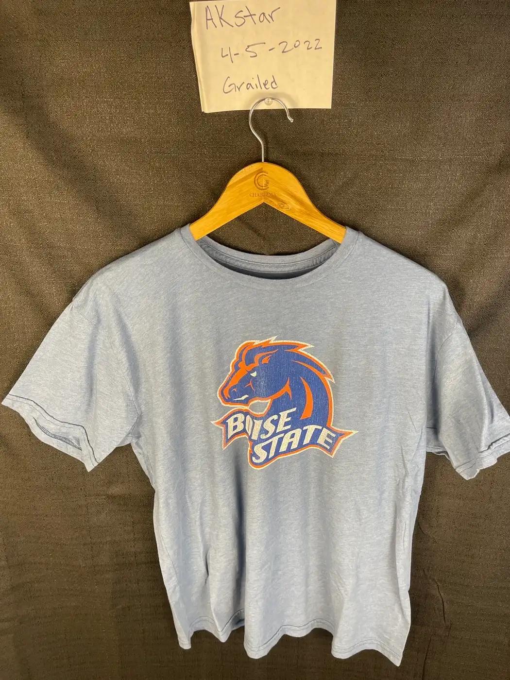 Boise State Broncos Retro Logo NCAA T-Shirt Sweatshirt Pullover Hoodie Reprinted Full Color Full Size Gift for NCAA Fans