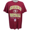 Starter San Francisco 49Ers Football Pro Line Spell-Out T-Shirt 1990s Vintage Style Hoodie Sweatshirt Reprinted Gifts for Fans