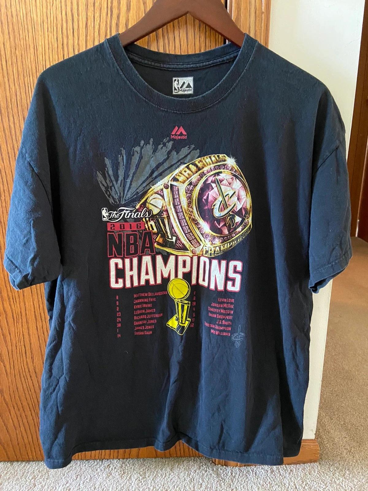 NBA Vintage Style Cleveland Cavaliers Championship Shirt Hoodie Sweatshirt Reprinted Full Size Gifts for NBA Fans