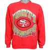 Nfl San Francisco 49Ers Big Spell-Out Sweatshirt 1990s Vintage Style Hoodie Shirt Reprinted Full Size Gifts for Fans