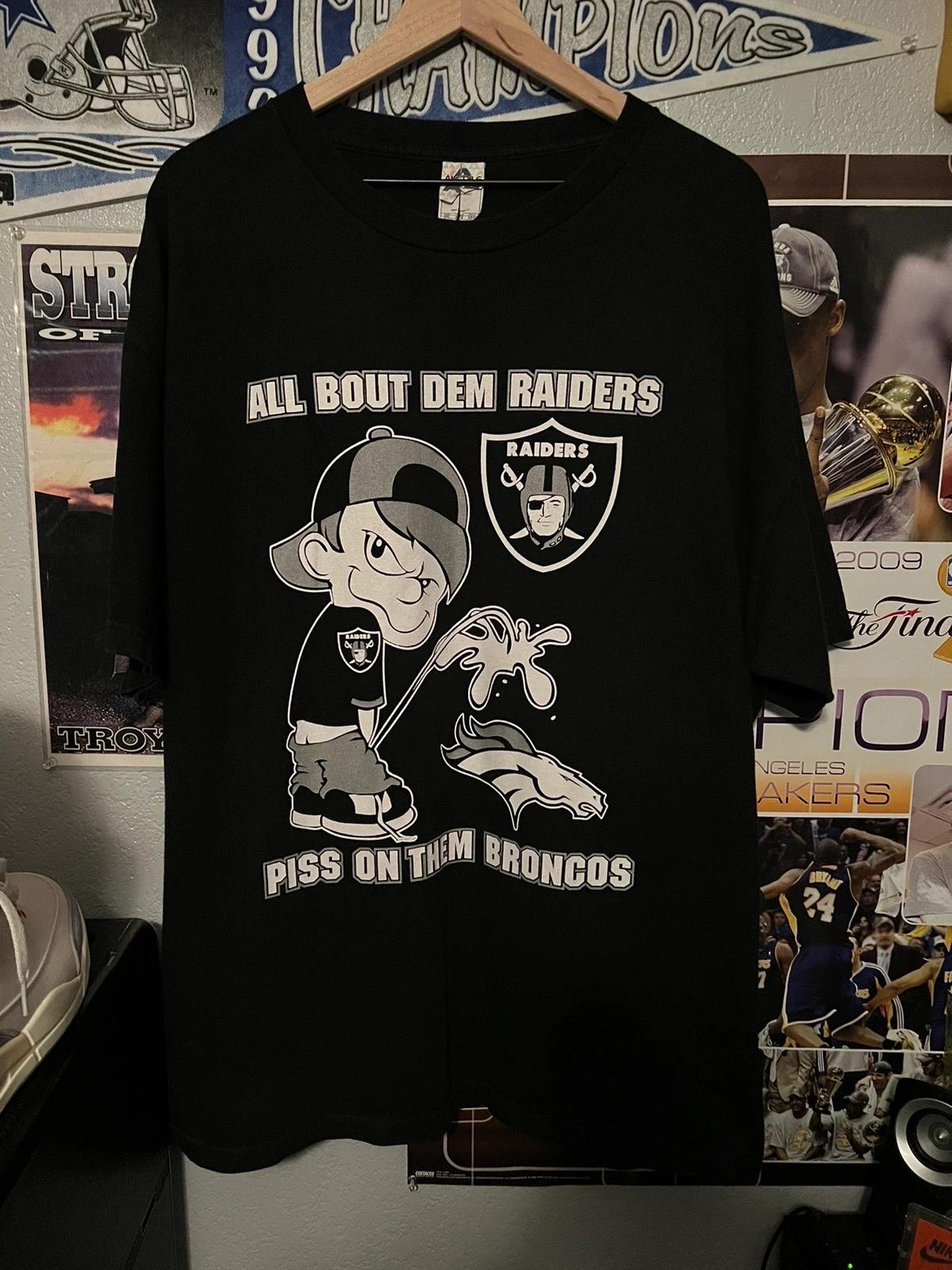 Vintage Style 00s NFL Oakland Raiders Shirt Hoodie Sweatshirt Reprinted Gifts for NFL Fans