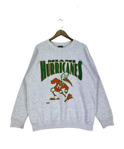 Vintage Style 90s Miami Hurricanes T-Shirt Sweatshirt Pullover Hoodie Reprinted Full Color Full Size Gift for NCAA Fans