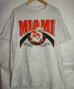 Vintage Style Style 90s Miami Hurricane Basketball Team Shirt Sweatshirt Hoodie Reprinted Full Size Gifts for NBA Fans