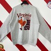 Vintage NCAA Virginia Tech Hokies Mascot Logo Sweatshirt, Virginia Tech Hokies Shirt, Virginia Polytechnic University Shirt