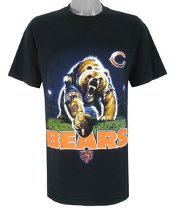 Nfl Chicago Bears X Animal T-Shirt 1990s Vintage Style Hoodie Sweatshirt Reprinted Full Size Gifts for Fans