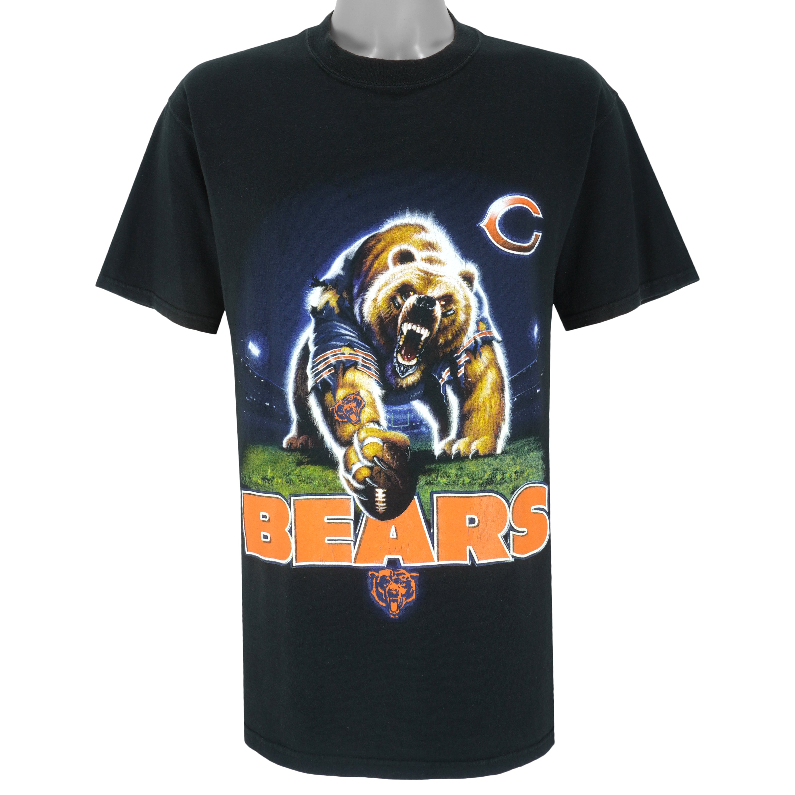 Nfl Chicago Bears X Animal T-Shirt 1990s Vintage Style Hoodie Sweatshirt Reprinted Full Size Gifts for Fans