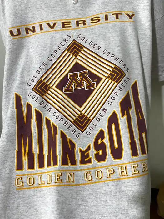 Vintage Minnesota Golden Gophers Shirt, Minnesota Golden Gophers Basketball Fan Shirt for NCAA Fans