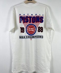 Vintage Style Style 80s NBA Detroit Pistons '89 Champions Shirt Sweatshirt Hoodie Reprinted Full Size Gifts for NBA Fans