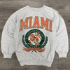 Vintage NCAA Miami Hurricanes Logo Sweatshirt, University of Miami Shirt, NCAA Shirt Sweatshirt Hoodie