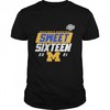 Michigan Wolverines 2021 NCAA Mens Basketball Sweet Sixteen Shirt