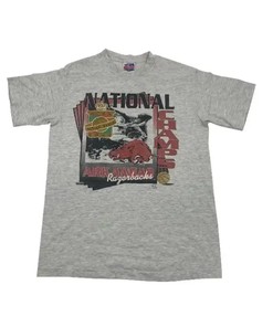 90s Arkansas Razorbacks Final Four T-Shirt Sweatshirt Pullover Hoodie Reprinted Full Color Full Size Gift for NCAA Fans