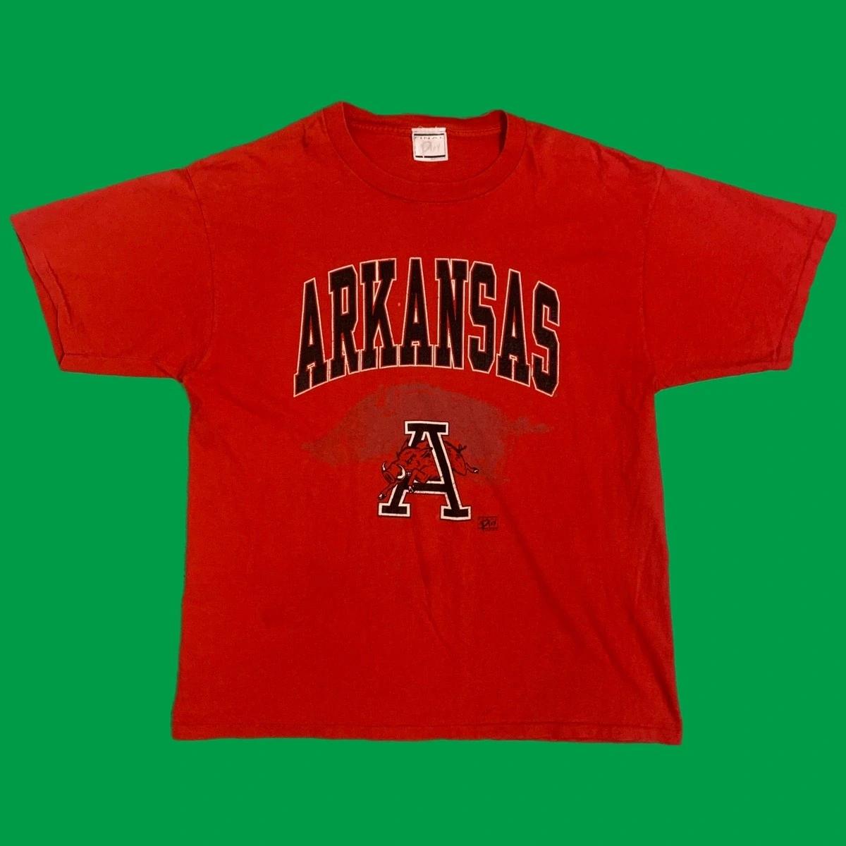 Arkansas Razorbacks Vintage Style 1990's T Shirt Hoodie Sweatshirt Full Size