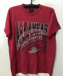 Vintage Style 90s 1994 Arkansas Razorbacks NBA Shirt Sweatshirt Hoodie Reprinted Full Size Gifts for NBA Fans
