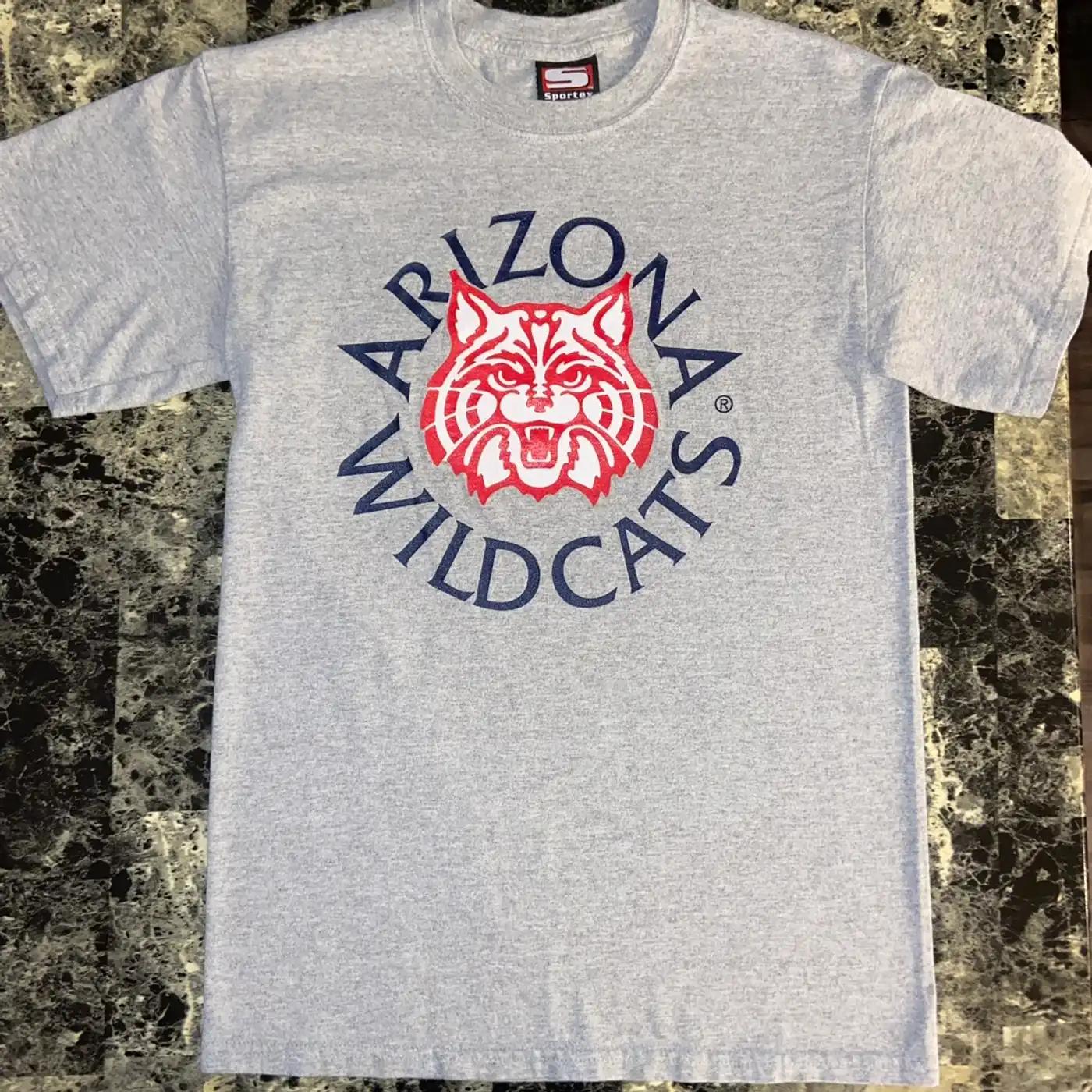 Arizona Wildcats Sportex T-Shirt Sweatshirt Pullover Hoodie Reprinted Full Color Full Size Gift for NCAA Fans