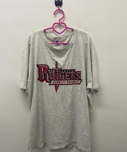 Rare Vintage Style New Jersey Rutgers Scarlet Knights T-Shirt Sweatshirt Hoodie Full Size Gifts for NCAA