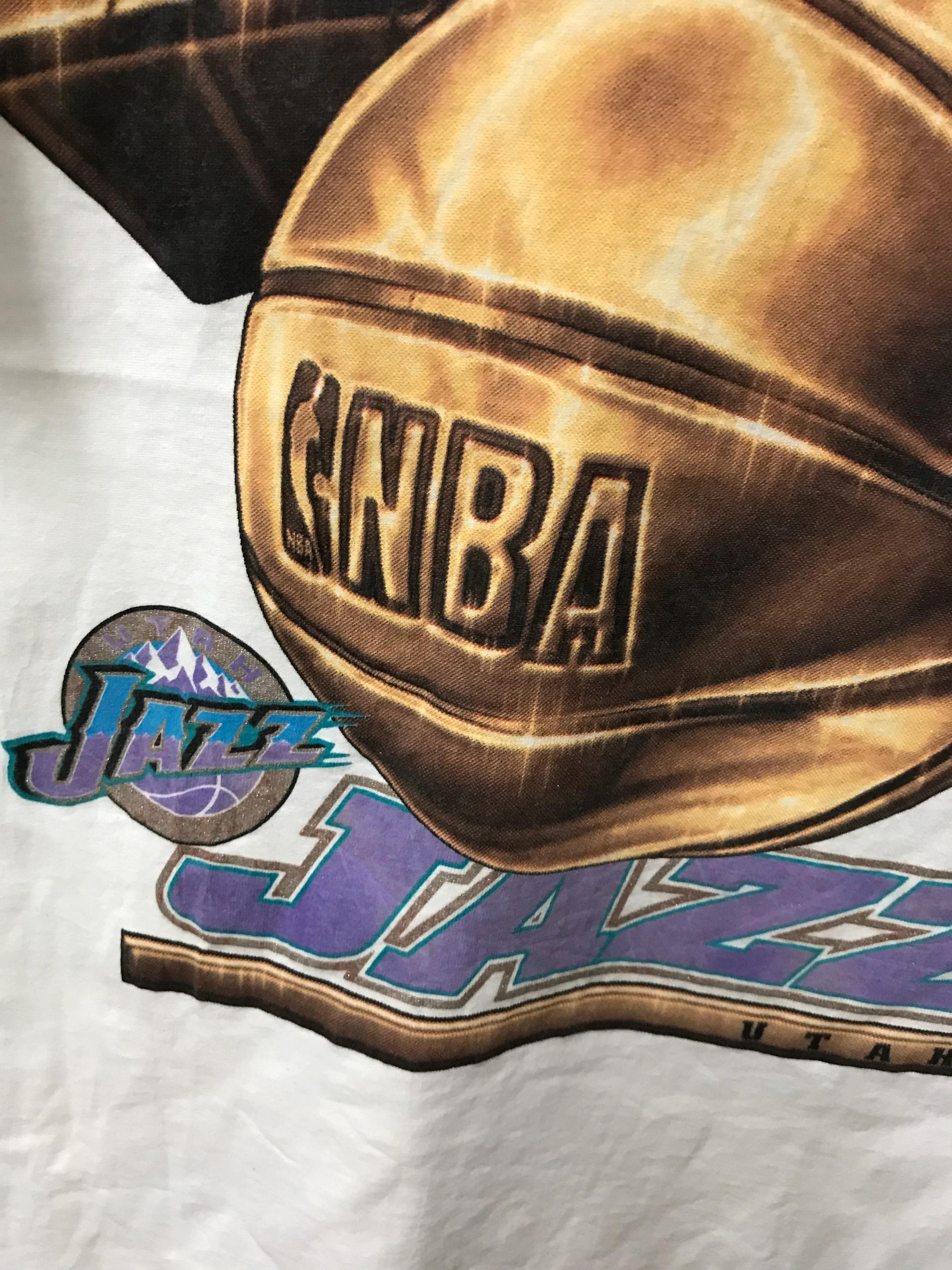 Vintage Style 90s 1997 Utah Jazz Champions NBA Shirt Sweatshirt Hoodie Reprinted Full Size Gifts for NBA Fans - Image 2