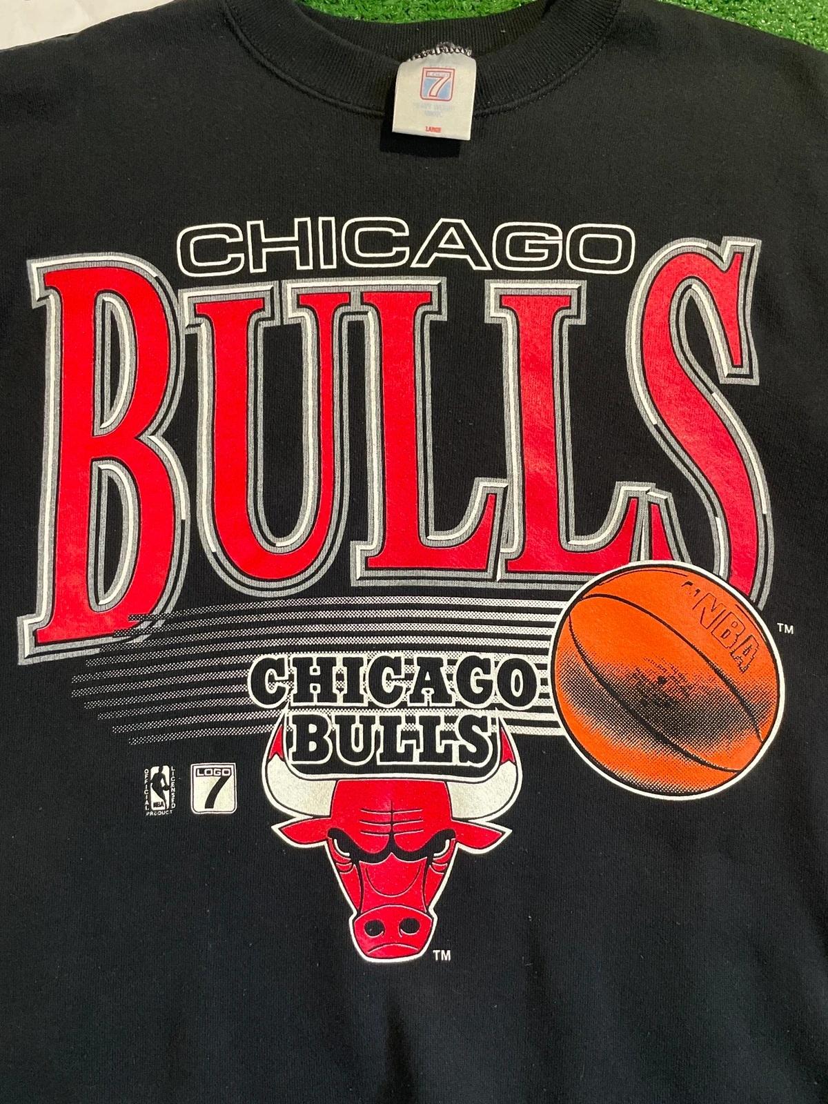 Vintage Style 90's Chicago Bulls Aop Graphic Shirt Hoodie Sweatshirt Reprinted Full Size Gifts for NBA Fans - Image 2