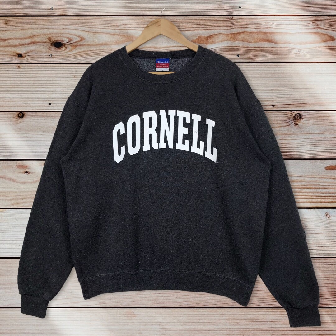 Cornell University Vintage Style Crewneck Sweatshirt, Hoodie, Shirt - 90's Spell Out Big Logo - Gifts for NCAA Fans
