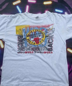 1992 Vintage Style NBA Chicago Bulls Back To Back Shirt Hoodie Sweatshirt Reprinted Full Size Gifts for NBA Fans