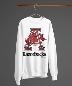 Vintage University of Arkansas Razorbacks Sweatshirt, Shirt for Fans, Arkansas Razorbacks Hoodie