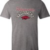 Image One Adult Women NCAA Classic Arch Script Triblend Shirt, Hogs Shirt for Fans, Arkansas Razorbacks Hoodie