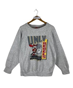Vintage Style 90s Unlv Rebels NCAA T-Shirt Sweatshirt Pullover Hoodie Reprinted Full Color Full Size Gift for NCAA Fans