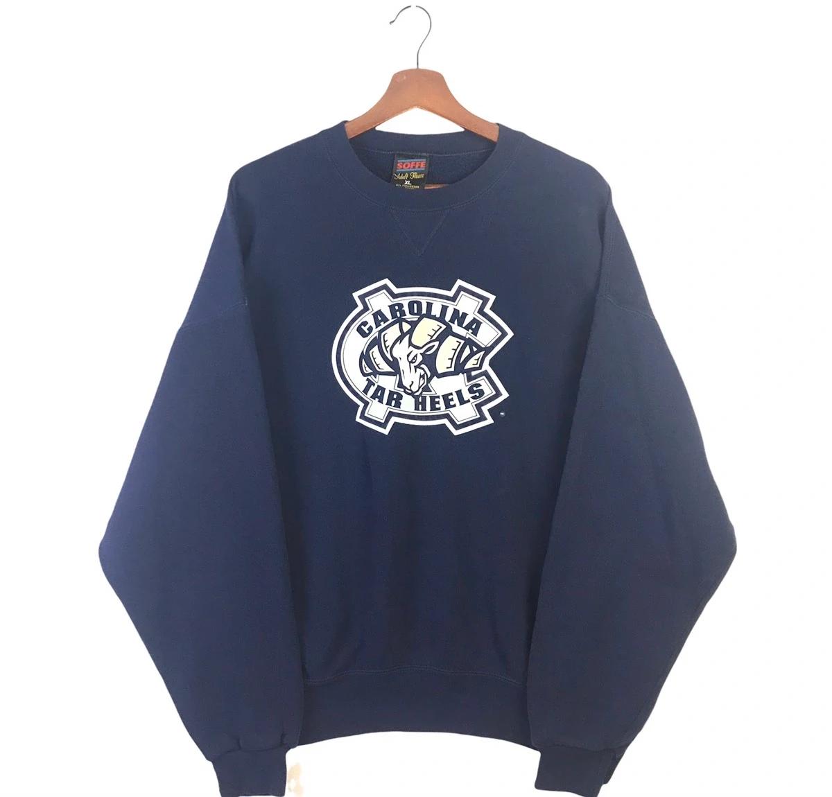 Vintage Style Carolina Tar Heels Shirt Sweatshirt Hoodie Reprinted Full Size Gifts for NBA Fans