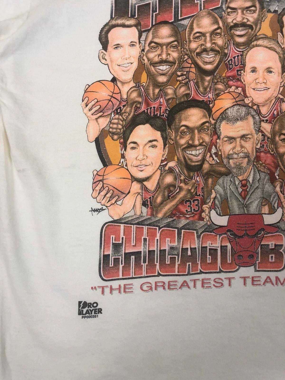Vintage Style 90s Chicago Bulls NBA Final 1996 Shirt Hoodie Sweatshirt Reprinted Full Size Gifts for NBA Fans - Image 3