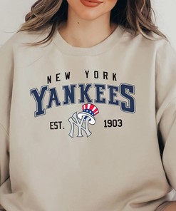 Vintage New York Yankees Est 1903 Sweatshirt, Baseball 2022 Shirt, MLBVintage Tee, World Series Hoodie Gifts for Fans