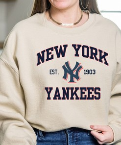 Vintage New York Yankees Est 1903 Sweatshirt, Baseball 2022 Shirt, MLBVintage Tee, World Series Hoodie Gifts for MLBFans