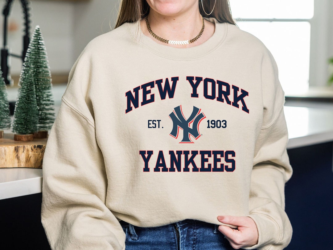Vintage New York Yankees Est 1903 Sweatshirt, Baseball 2022 Shirt, MLBVintage Tee, World Series Hoodie Gifts for MLBFans