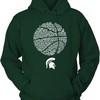 Michigan State Spartans Hoodie Fight Song Inside Basketball