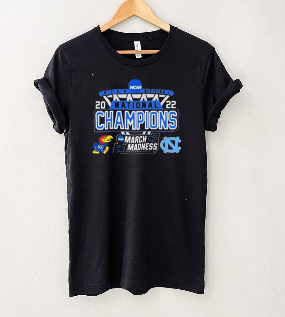 North Carolina Tar Heels And Kansas Jayhawks March Madness 2022 NCAA Basketball National Championship Shirt for Men, Women Hoodie Sweatshirt
