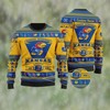 Kansas Jayhawks NCAA Custom Name Ugly Christmas Sweater