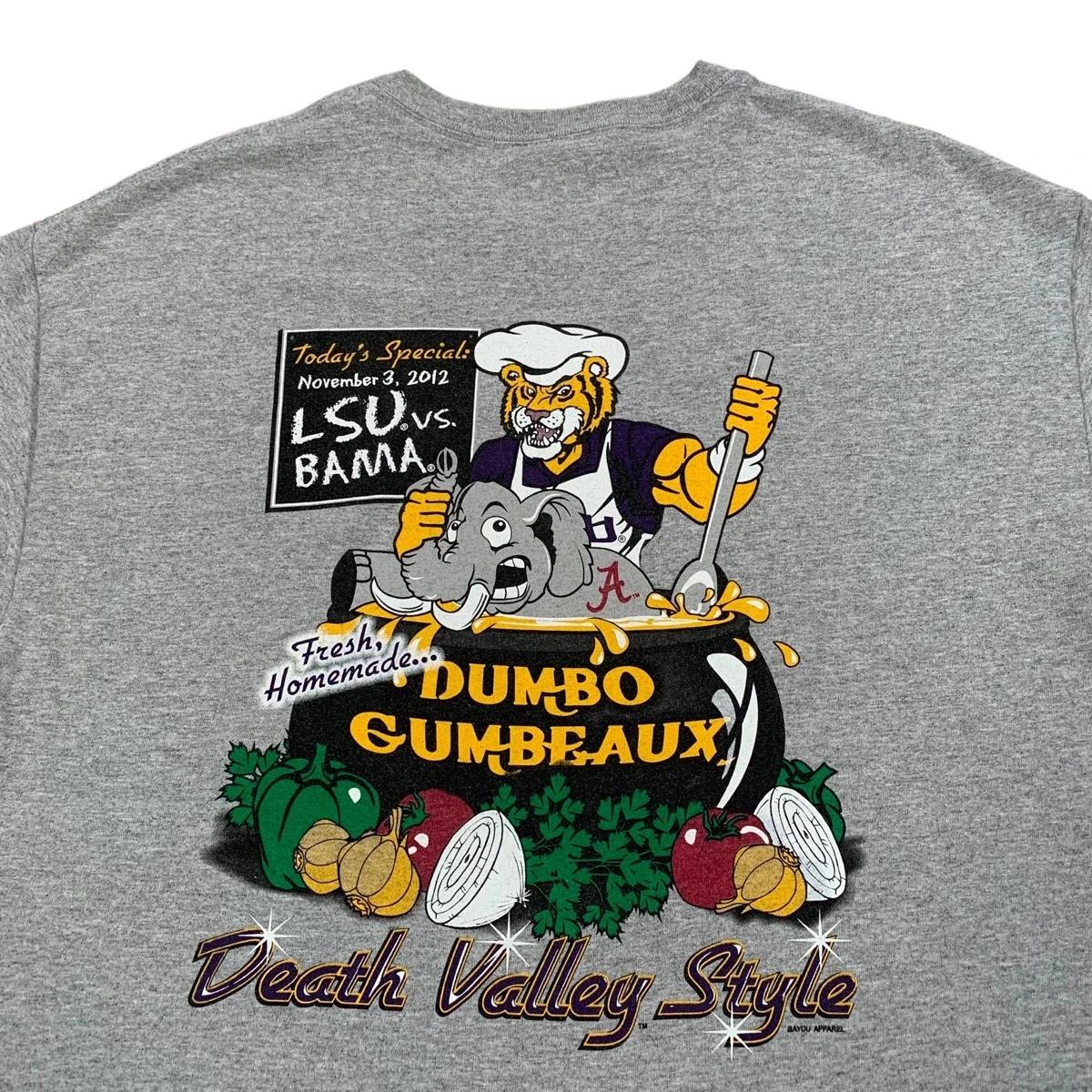 Vintage Style Louisiana State Lsu Tigers Tailgatin Bama Jumbo T-Shirt Sweatshirt Crewneck Hoodie Full Size Gifts for Fans - Image 2