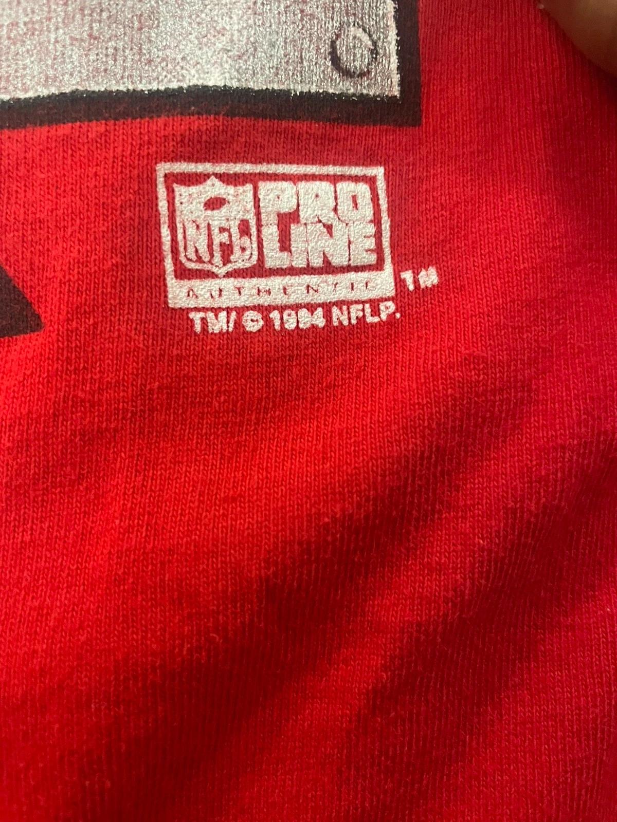 Vintage Style 1994 NFL Authentic Proline San Francisco 49Ers Shirt Hoodie Sweatshirt Reprinted Gifts for NFL Fans - Image 3