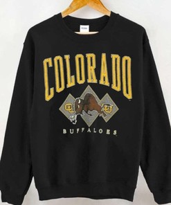 Vintage Style 90's Colorado Buffaloes Crewneck Sweatshirt, T-Shirt, Hoodie, University of Colorado Buffaloes Shirt, Fan Gift