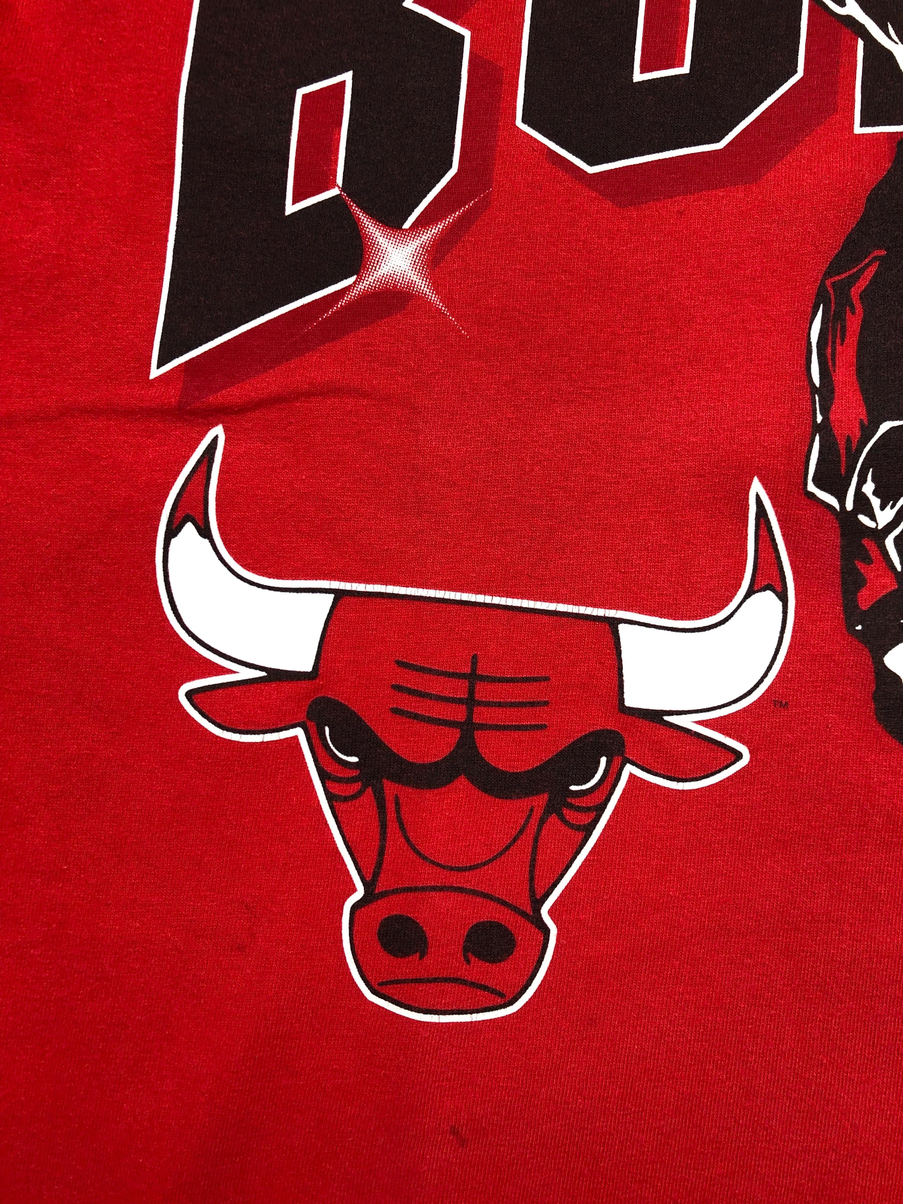 Vintage Style 90's Chicago Bulls Jersey Rare Red NBA Shirt Sweatshirt Hoodie Reprinted Full Size Gifts for NBA Fans - Image 3