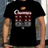 Kansas Jayhawks Fanatics Branded 2022 NCAA Men's Basketball National Champions Schedule Shirt