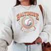 Baltimore Baseball Sweatshirt, Vintage Style 90s Baltimore Shirt Hoodie for MLBFans, Bal Baseball Fan Gift Ideas