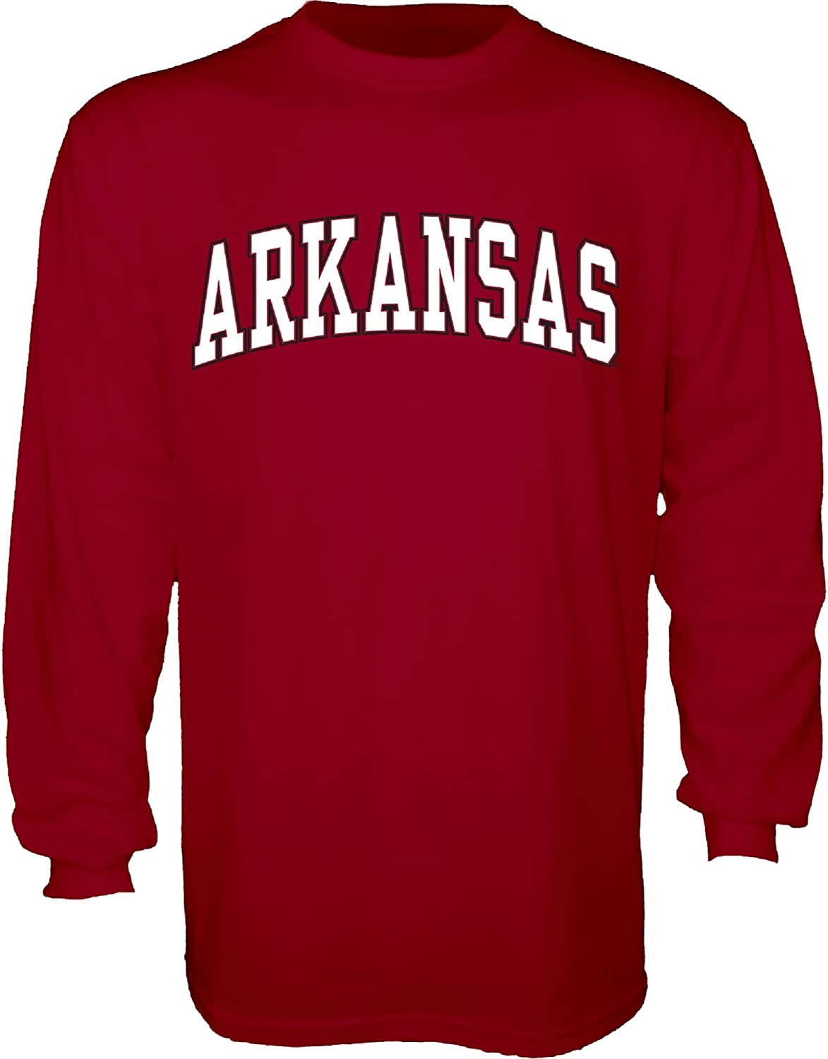 Arkansas Razorbacks Hoodie Sweatshirt Shirt Full Size for NCAA Fans, Arching Team Color T Shirt
