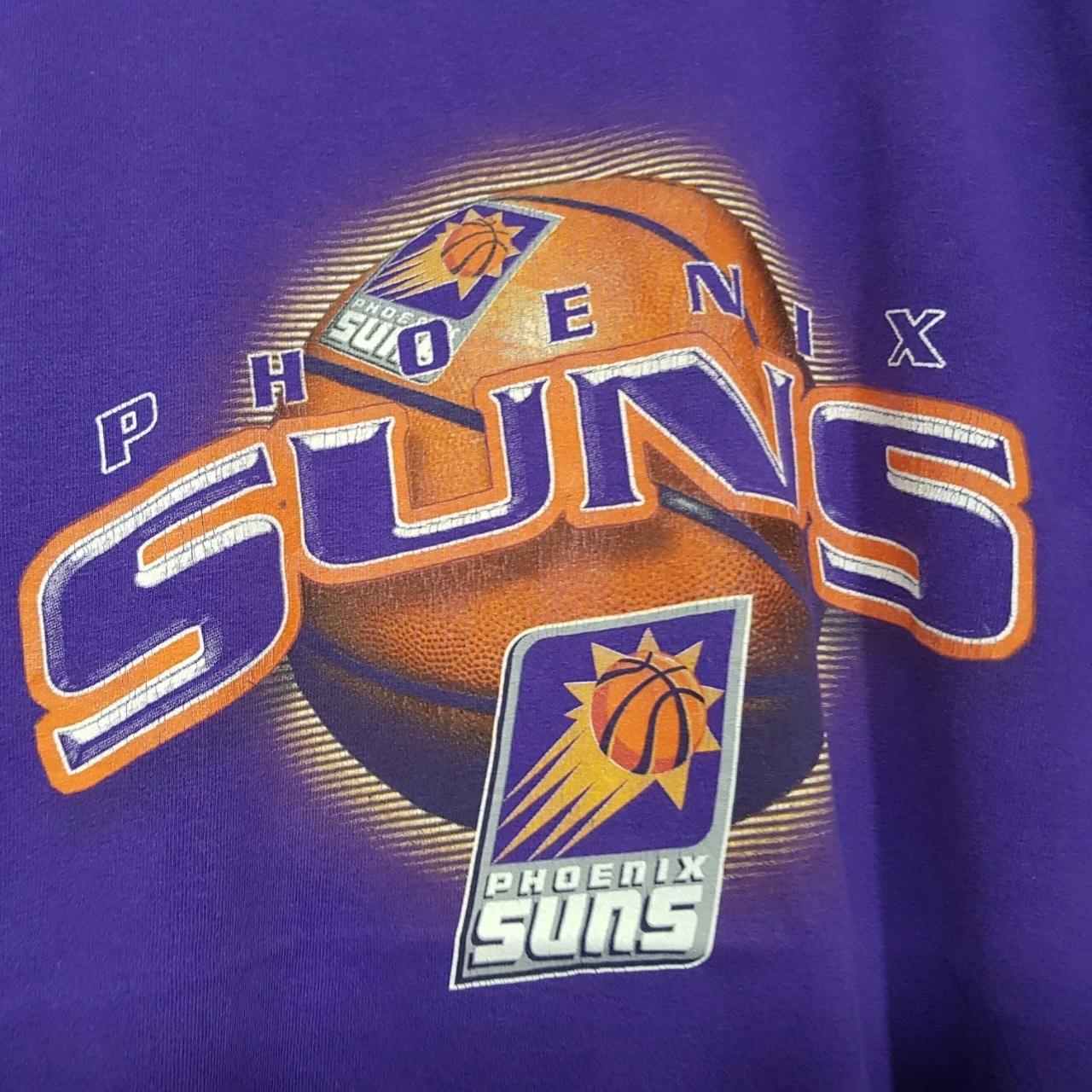 Vintage Style NBA Phoenix Suns Basketball Team Shirt Hoodie Sweatshirt Reprinted Full Size Gifts for NBA Fans - Image 2