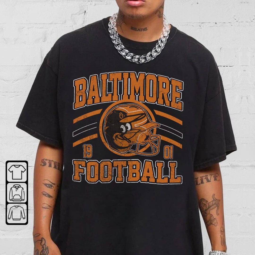 Baltimore Football Shirt Sweatshirt Hoodie for MLBFans, Vintage Baltimore Football Feb Trending Unisex Shirt